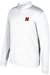 Husker 2017 Adidas Sideline 1/4 Zip - White - AW-A6002
