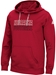 Adidas Neb Football Stitch Embroidered Tech Fleece Hoodie - Red - AS-81002
