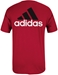 Adidas Red N Huskers Short Sleeve Tee - AT-71037