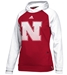 Adidas Red N White Pullover Husker Hoody - AS-92013
