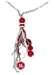 Husker Tassel Fringe Charm Necklace - DU-99079