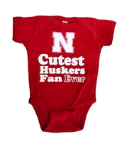 Infant Cutest Nebraska Fan Onesie Nebraska Cornhuskers, Nebraska  Infant, Huskers  Infant, Nebraska Infant Cutest Nebraska Fan Onesie, Huskers Infant Cutest Nebraska Fan Onesie