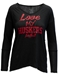 Love My Huskers Football LS Tee - AT-99265