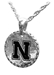 Nebraska Baseball Charm Necklace - DU-H7047