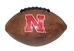 Nebraska Brown Leather Junior Football - BL-94001