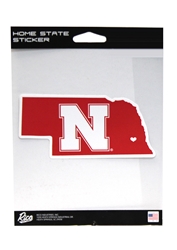 Nebraska Home State Sticker Nebraska Cornhuskers, Nebraska Stickers Decals & Magnets, Huskers Stickers Decals & Magnets, Nebraska Nebraska Home State Sticker, Huskers Nebraska Home State Sticker