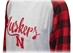 Nebraska Ladies Gray Plaid Sweatshirt - AS-92050