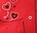 Husker Ruffle Hooded Hearts Jacket - CH-52198