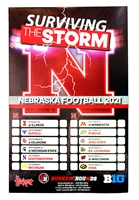 2021 Nebraska Football Schedule Poster Nebraska Cornhuskers, Huskers, Nebraska 2021 Nebraska Schedule Poster, Huskers 2021 Nebraska Schedule Poster