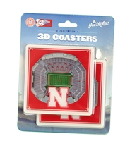 3D Memorial Stadium Coaster Nebraska Cornhuskers, Nebraska  Kitchen & Glassware, Huskers  Kitchen & Glassware, Nebraska 3D Memorial Stadium Coaster, Huskers 3D Memorial Stadium Coaster