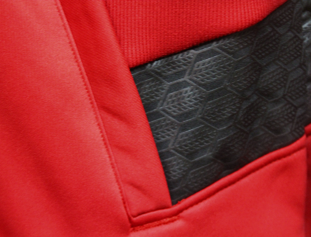 Adidas Red Nebraska FZ Knit Travel Jacket