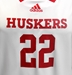 Adidas # 22 Huskers Home-Game Swingman Jersey - AS-F6010