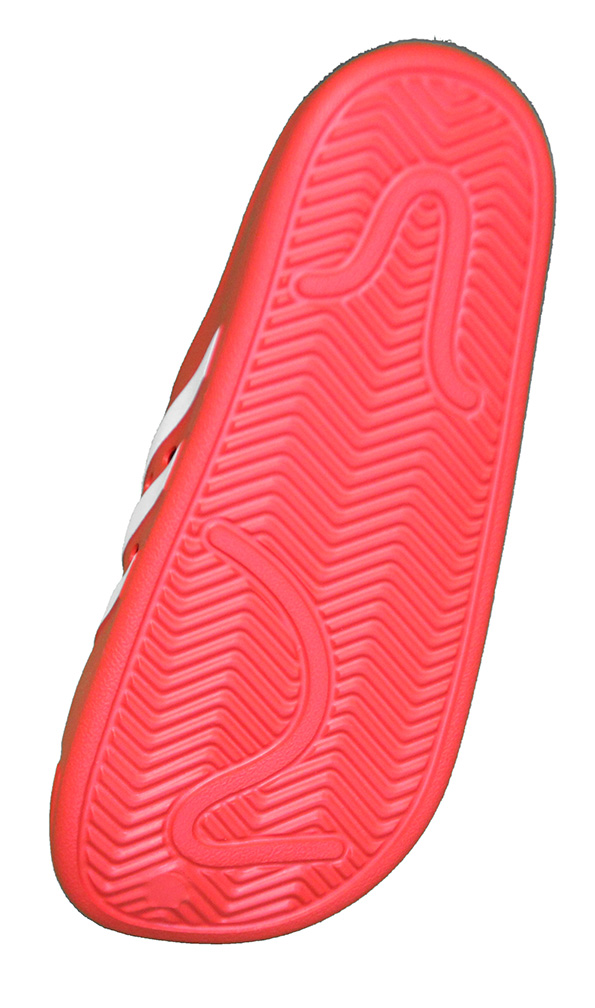 Adidas Red Adilette Clog Slip On Shoe