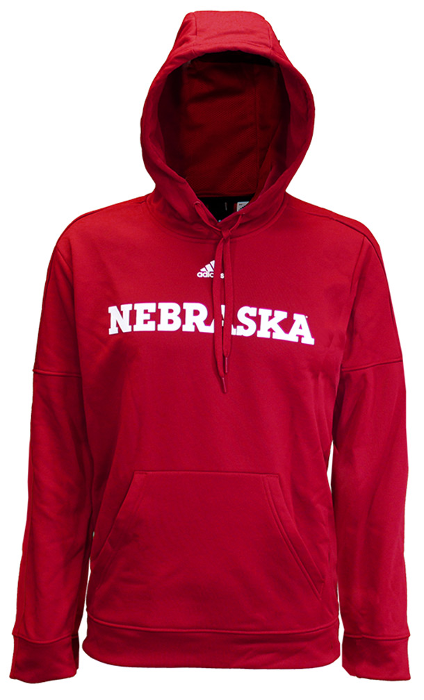 Adidas Red Arch Nebraska Hoodie