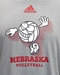 Adidas Cornhuskers Volleyball Kaboom! Blend Tee - AT-F7100