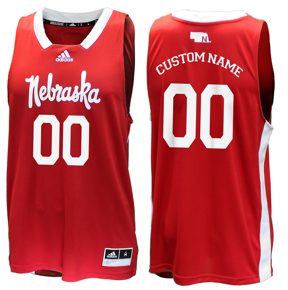 Adidas Nebraska Custom Jersey