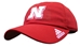 Adidas Nebraska Coaches Slouch Cap - Red - HT-F3035
