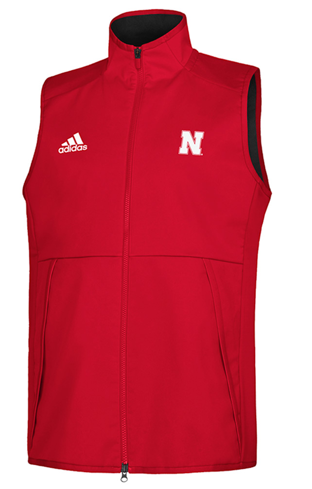 Adidas Nebraska Game Mode Full Zip Vest 