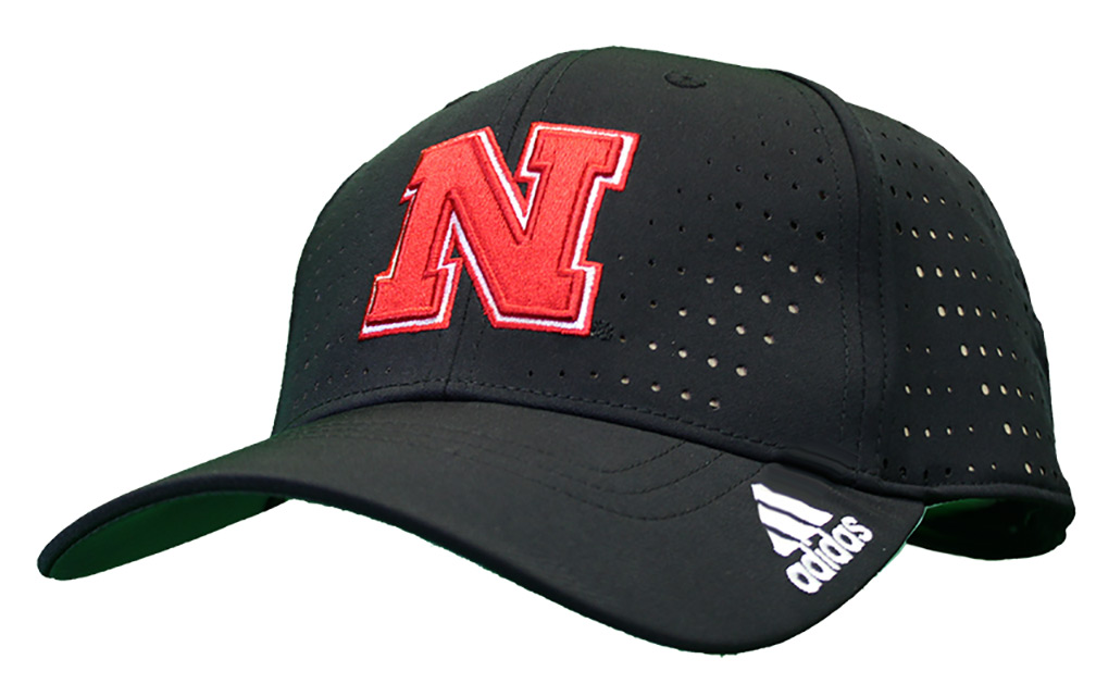 Adidas Nebraska Laser Performance Hat -