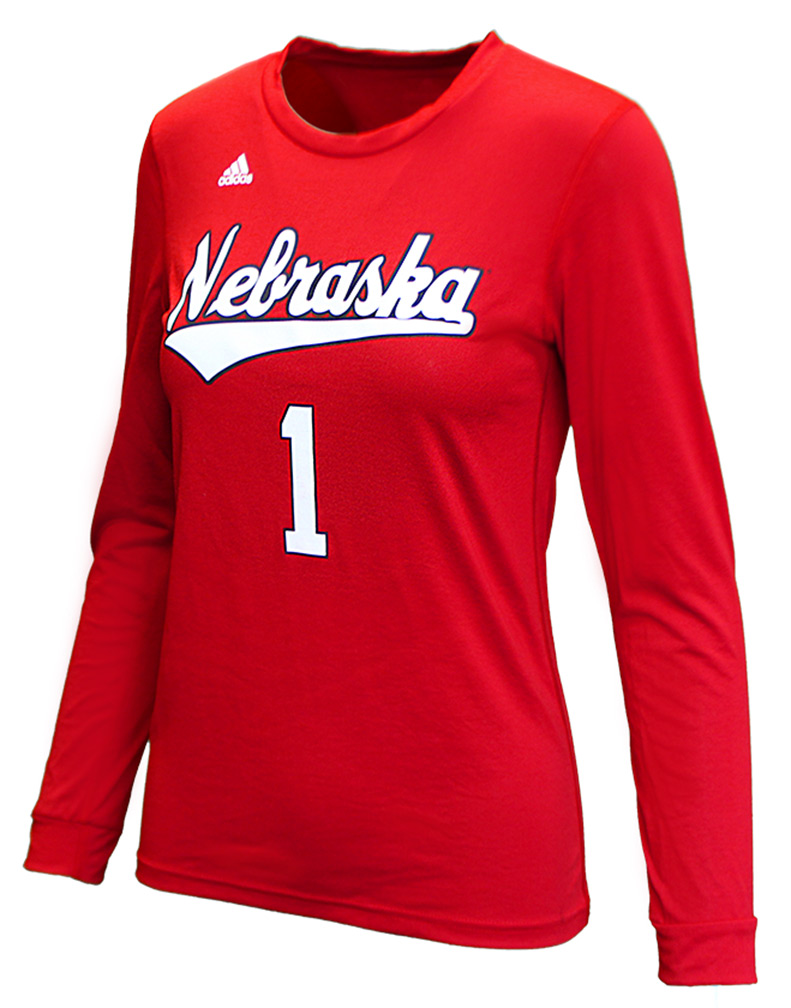 Adidas Nebraska Volleyball Replica LS - Red