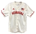 Adidas Official 2024 Nebraska Baseball Cream Jersey - AS-H8364