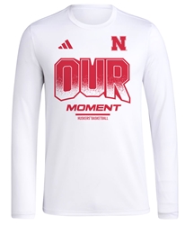 Adidas Our Moment Huskers Basketball LS Tourney Tee - Order Now ships by 3/21 Nebraska Cornhuskers, Nebraska Adidas, Huskers Adidas, Nebraska  Mens T-Shirts, Huskers  Mens T-Shirts, Nebraska  Mens, Huskers  Mens, Nebraska  Long Sleeve, Huskers  Long Sleeve, Nebraska Basketball, Huskers Basketball, Nebraska Adidas White Our Moment Huskers Basketball LS Tee, Huskers Adidas White Our Moment Huskers Basketball LS Tee