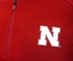 Adidas Womens Nebraska Official Sideline Quarter Zip - Red - AW-C2006