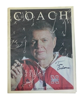 Autographed Lincoln Journal Star Tribute to Coach Osborne Autographed Lincoln Journal Star Tribute to Coach Osborne
