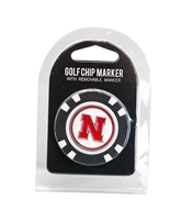 Poker Chip Husker Golf Ball Marker Nebraska Cornhuskers, Nebraska Golf Items, Huskers Golf Items, Nebraska  Novelty , Huskers  Novelty , Nebraska Golf Ball Marker, Huskers Golf Ball Marker