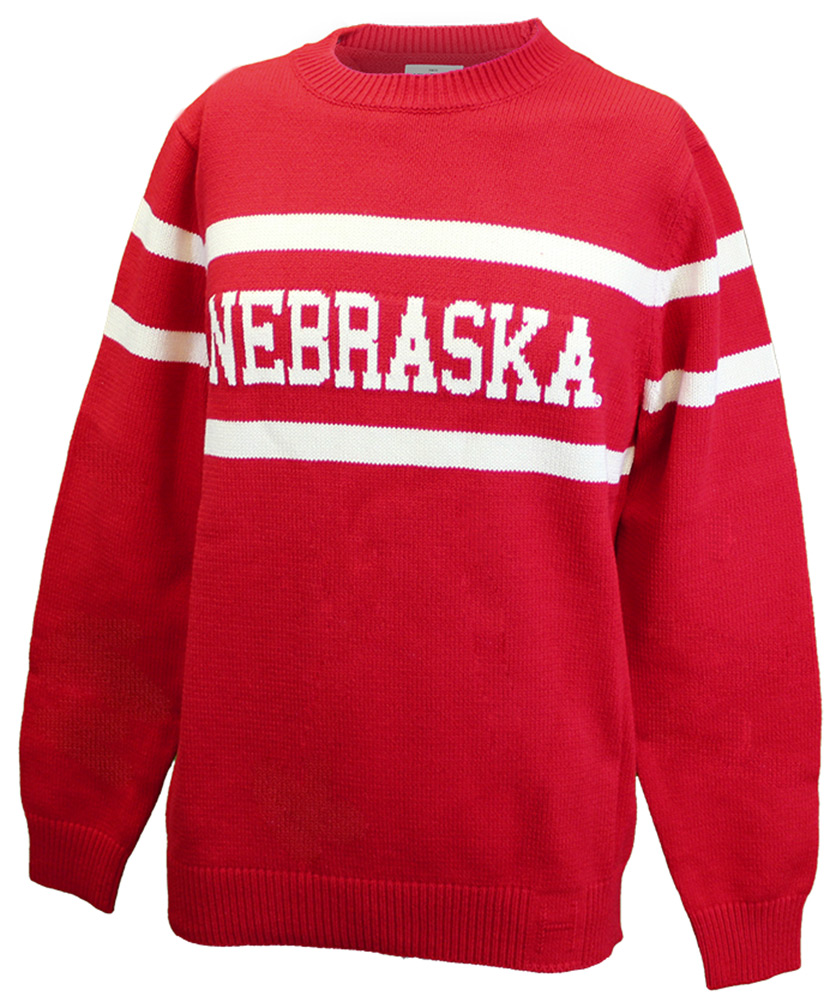 Red Nebraska Sweater HF
