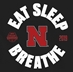 ESPN College Gameday Eat Sleep Breathe Nebraska N Tee - AT-C2192