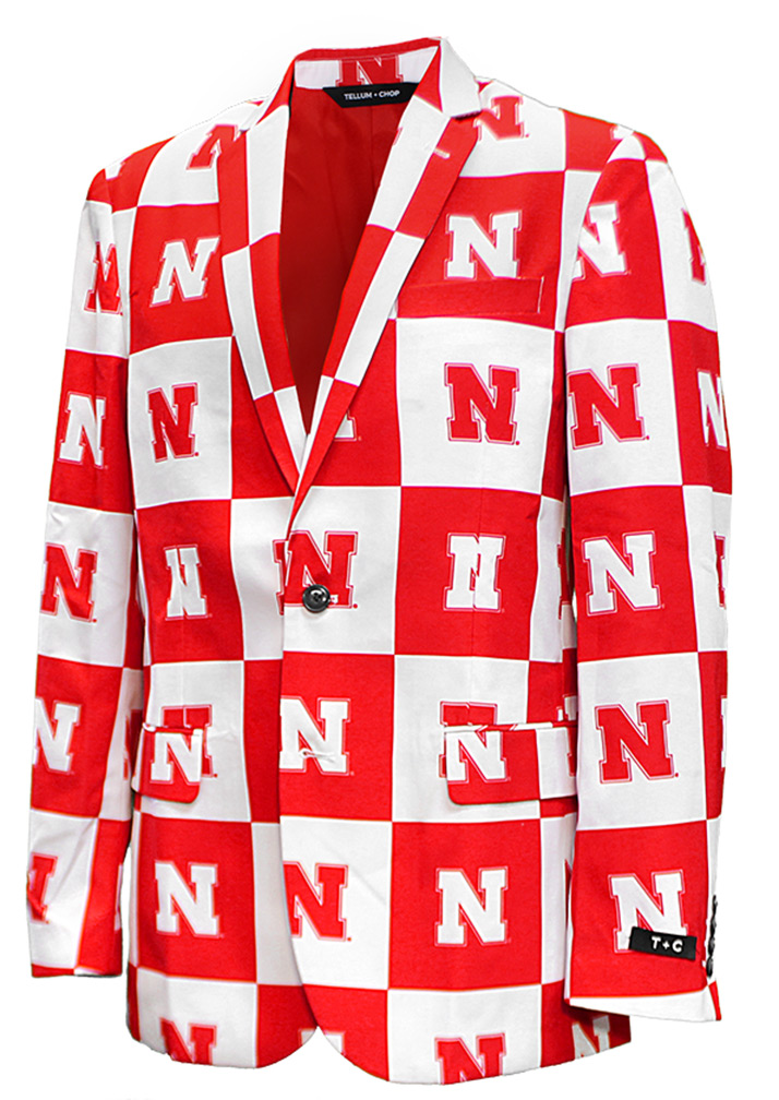 Tall Regular Nebraska Cornhuskers Team Blazer Licensed Logo Sport Coat Short 