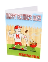 Husker Fathers Day Card Nebraska Cornhuskers, Nebraska  Novelty, Huskers  Novelty, Nebraska  Holiday Items, Huskers  Holiday Items, Nebraska Husker Fathers Day Card, Huskers Husker Fathers Day Card