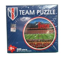 Memorial Stadium Pic 500 Piece Puzzle Nebraska Cornhuskers, Husker Jigsaw Puzzle