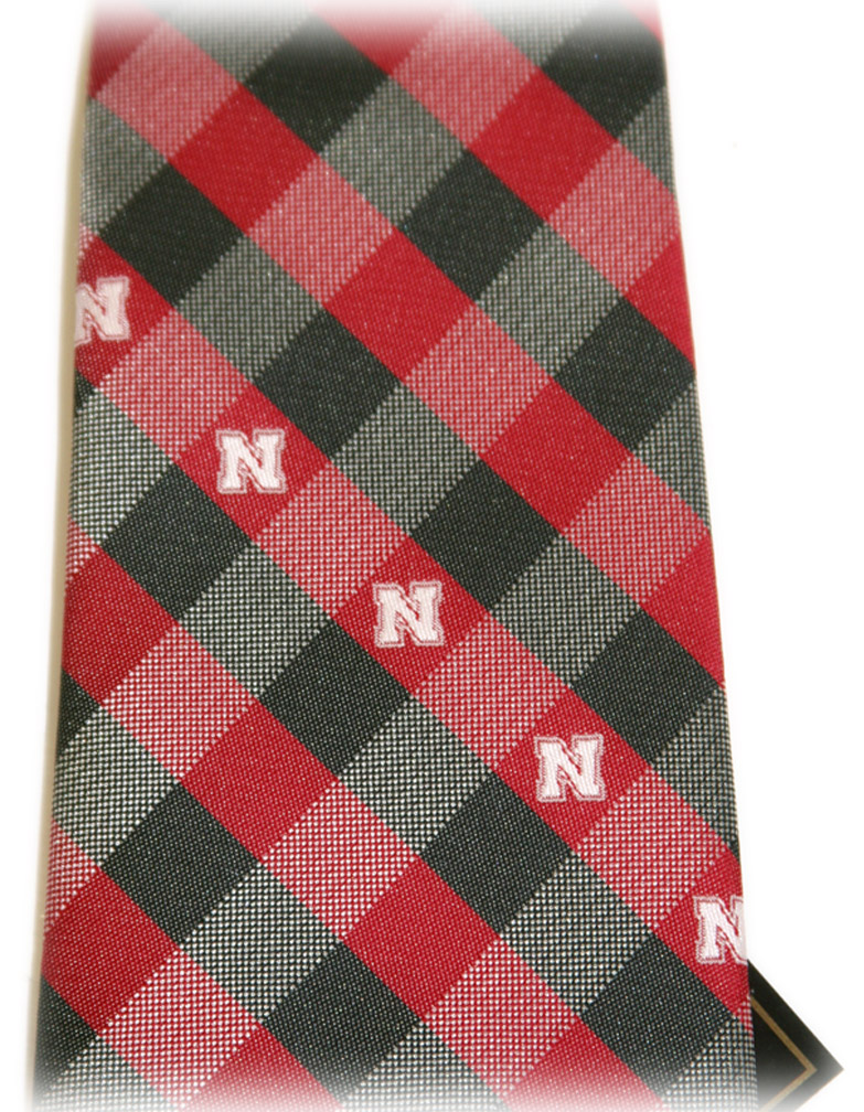N Checkered Tie