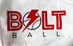 Huskers Lightening Bolt Ball Tee - White - AT-E4596