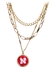 Huskers N Sydney Layered Necklace - DU-E9615