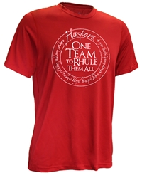 Huskers - One Team To Rhule Them All Tee Nebraska Cornhuskers, Nebraska  Mens, Huskers  Mens, Nebraska  Mens T-Shirts, Huskers  Mens T-Shirts, Nebraska  Short Sleeve, Huskers  Short Sleeve, Nebraska Red One Team To Rhule Them All Tee, Huskers Red One Team To Rhule Them All Tee