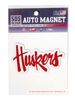 Huskers Script Magnet Nebraska Cornhuskers, Nebraska Vehicle, Huskers Vehicle, Nebraska Stickers Decals & Magnets, Huskers Stickers Decals & Magnets, Nebraska Huskers Script Magnet, Huskers Huskers Script Magnet