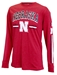 Huskers TD Toss LS Tee - AT-B6153