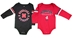 Infant Boys Nebraska Red And Black 2 Pack Onesies - CH-F5419