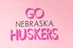 Ladies Pink Go Nebraska Tee - AT-C5139