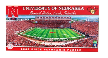 Nebraska Memorial Stadium Puzzle Nebraska Cornhuskers, Memorial Stadium 1,000 Piece Puzzle