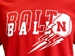 Nebraska Baseball Bolt Ball Tee - AT-E4592