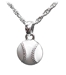 Nebraska Baseball Charm Necklace - DU-H7047
