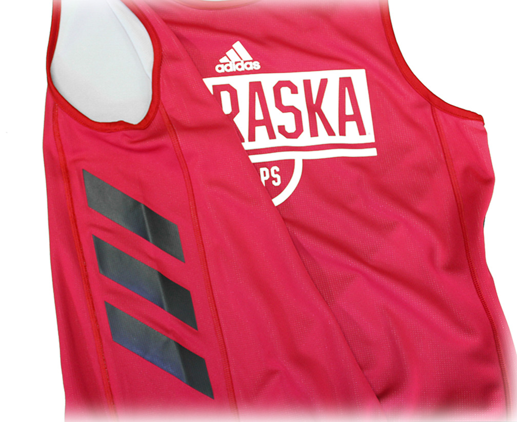 Adidas 2018 Nebraska Basketball Reversible Practice Jersey