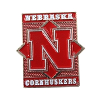 Nebraska Diamond Pin Nebraska Cornhuskers, Nebraska Diamond Pin