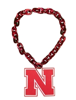 Nebraska Big Red Fan Chain Nebraska Cornhuskers, Nebraska  Beads & Fun Stuff, Huskers  Beads & Fun Stuff, Nebraska  Ladies Accessories, Nebraska Nebraska Fan Chain, Huskers Nebraska Fan Chain