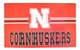 Nebraska Football Embossed Door Mat - PY-E0882