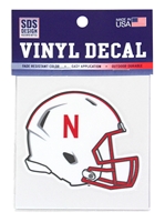 Nebraska Speed Helmet Decal Nebraska Cornhuskers, Nebraska Stickers Decals & Magnets, Huskers Stickers Decals & Magnets, Nebraska Nebraska Helmet Decal 3 Inch, Huskers Nebraska Helmet Decal 3 Inch